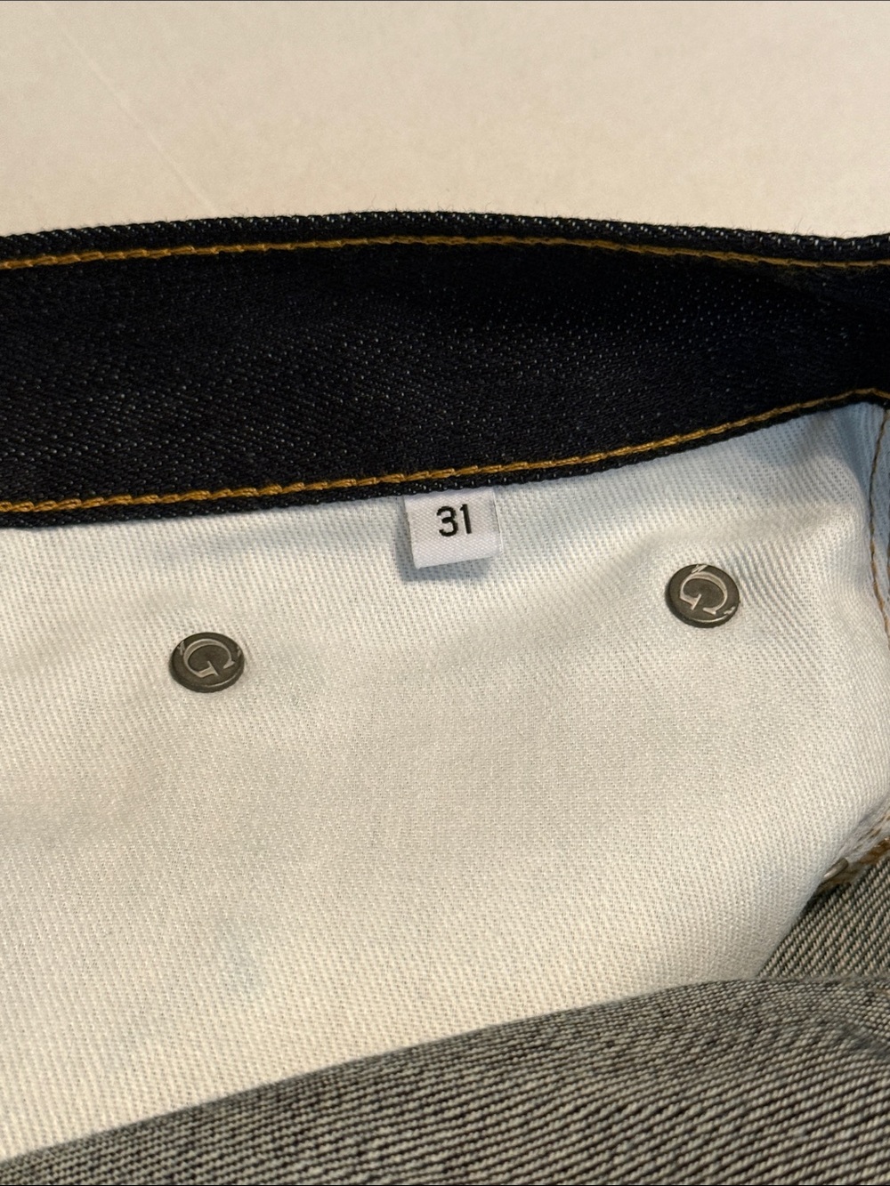 Gustin NEW Men's Cone Mills Experimental Selvedge - The 1776 Size 31x34 - Picture 12 of 13